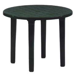 MESA DE JARDÍN REDONDA 90CM - VERDE