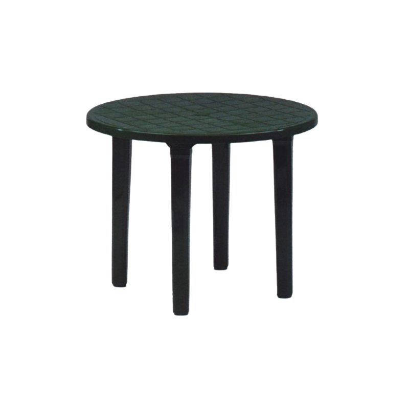 MESA DE JARDÍN REDONDA 90CM - VERDE