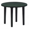 MESA DE JARDÍN REDONDA 90CM - VERDE