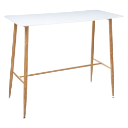 MESA ALTA DE COMEDOR BLANCA 'ROKA'