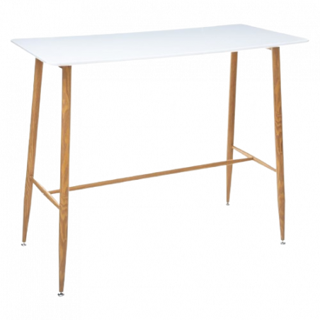 MESA ALTA DE COMEDOR BLANCA 'ROKA'