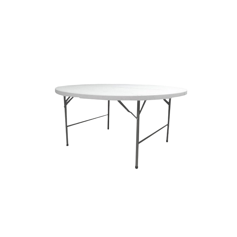 MESA REDONDA DOBLE EXTERIOR - PLEGABLE