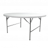 MESA REDONDA DOBLE EXTERIOR - PLEGABLE