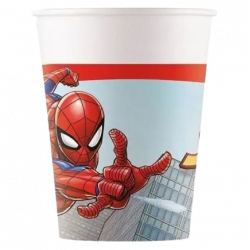 VASO DE PAPEL SPIDERMAN - 6 UDS