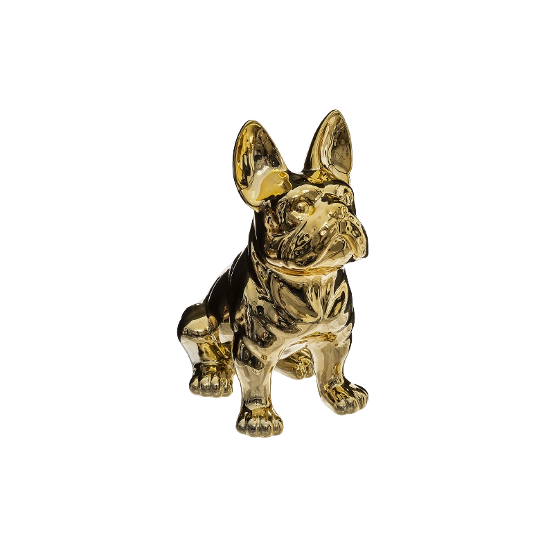 ESTATUA BULLDOG DE CERÁMICA