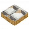 COJÍN DE SUELO SIRIUS TAUPE45x45CM