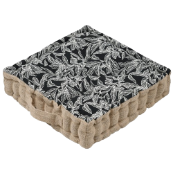 COJÍN DE SUELO KINOGI NOIR 45x45CM