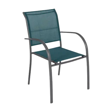 SILLA APILABLE PIAZZA EN AZUL PATO