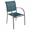SILLA APILABLE PIAZZA EN AZUL PATO