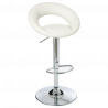 SILLA DE BAR ALTA REGULABLE/TABURETE ALTO SASHA EN BLANCO