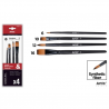 PINCELES FIBRA SINTÉTICA N6-N16 PACK 4