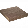 ESTANTE FLOTANTE DE MADERA MARRÓN