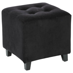 TABURETE LEANDRE - TERCIOPELO NEGRO
