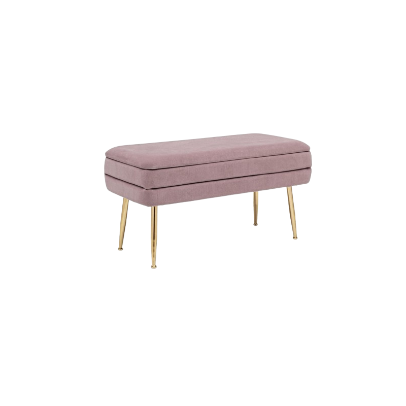 BANCO PAVLINA MAUVE CON CONTENEDOR