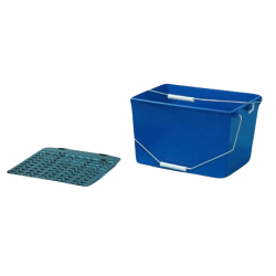 CUBETA PINTOR AZUL CON REJILLA - 16L