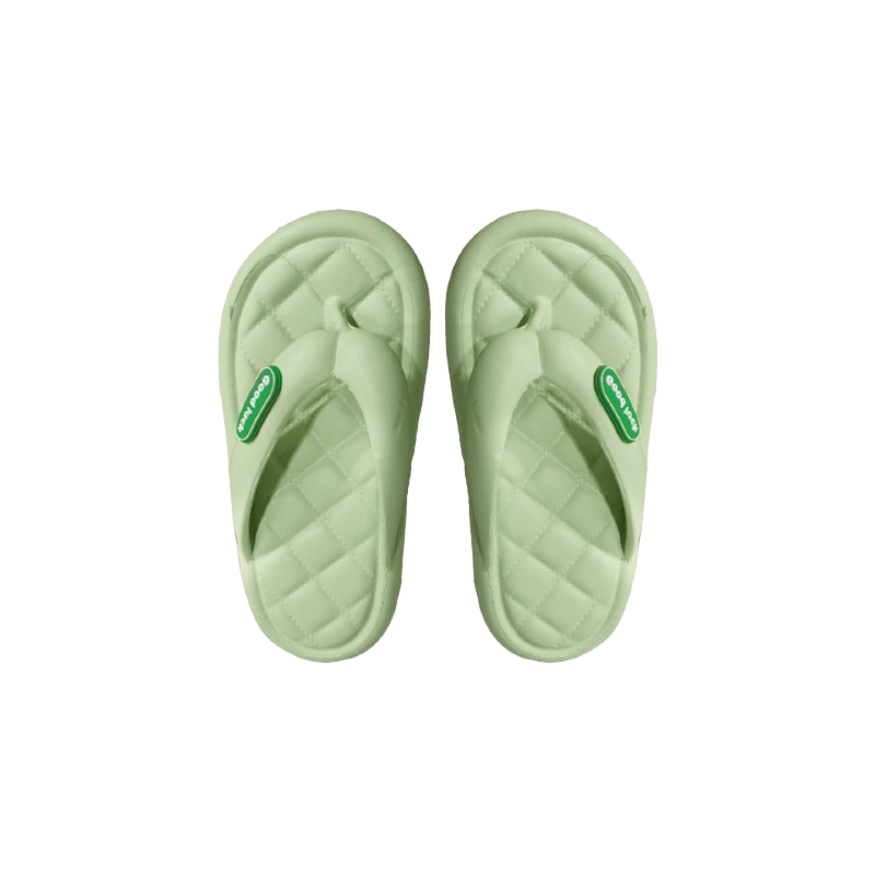 CHANCLAS MUJER ACOLCHADAS Y ANTIDESLIZANTES - VERDE