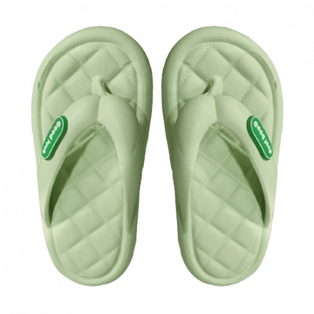 CHANCLAS MUJER ACOLCHADAS Y ANTIDESLIZANTES - VERDE