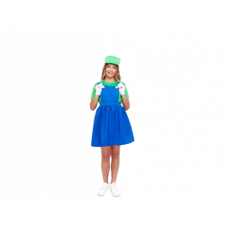 DISFRAZ DE FONTANERA VERDE PARA NIÑA