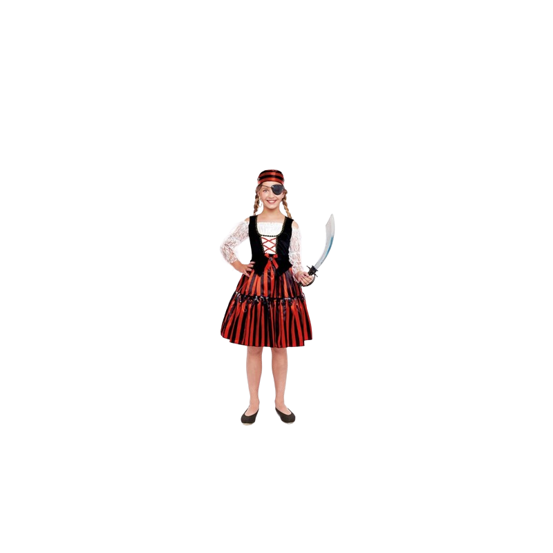 DISFRAZ PIRATA CLÁSICO NIÑA