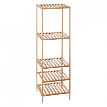ESTANTERÍA COLUMNA DE BAMBÚ