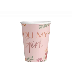 VASO DE CARTÓN OH MY GIRL ROSA
