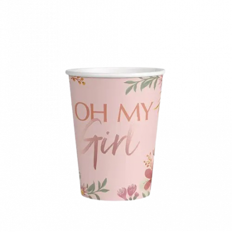 VASO DE CARTÓN OH MY GIRL ROSA