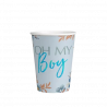 VASO DE CARTÓN OH MY BOY AZUL
