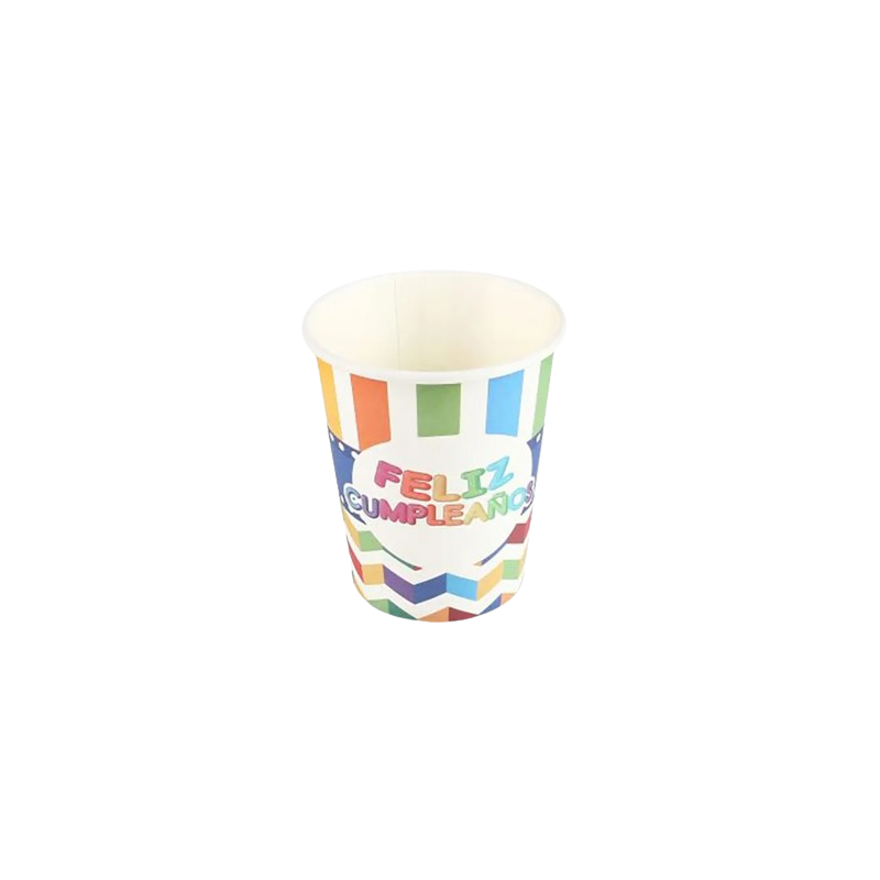 VASO DE CARTÓN FELIZ CUMPLEAÑOS