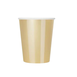 VASO DE PAPEL ORO METALIZADO