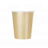 VASO DE PAPEL ORO METALIZADO
