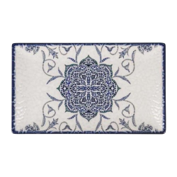 FUENTE RECTANGULAR ROSETTA 25*15CM