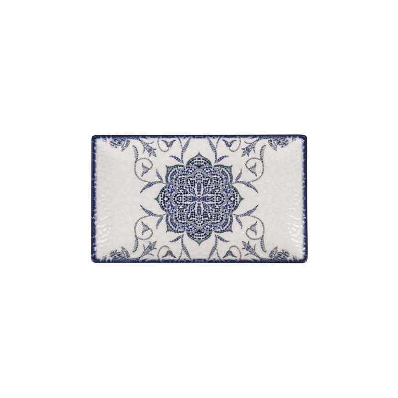 FUENTE RECTANGULAR ROSETTA 25*15CM