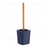 ESCOBILLA DE ASEO RUBBER ABS Y BAMBÚ - AZUL MARINO