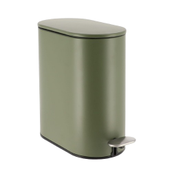 CUBO DE BASURA - ACERO INOXIDABLE - CAQUI