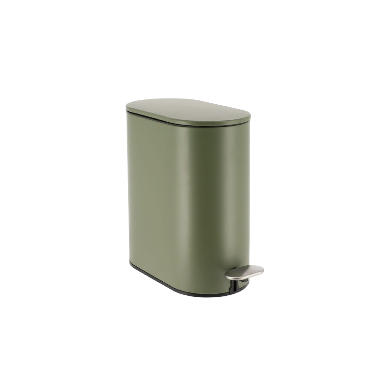 CUBO DE BASURA - ACERO INOXIDABLE - CAQUI