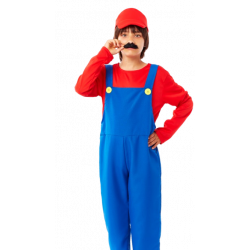 DISFRAZ DE FONTANERO ROJO