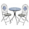 CONJUNTO DE MESA Y 2 SILLAS OCEAN METAL