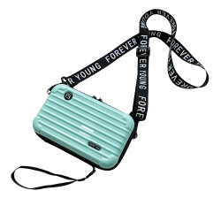 ESTUCHE DURO EN FORMA DE MALETA - NARANJA