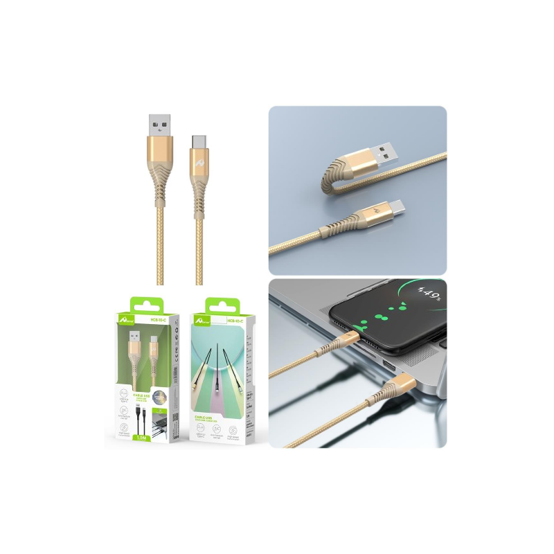 CABLE USB TIPO C - 3A 1M CABLE USB TIPO C - 3A 1M