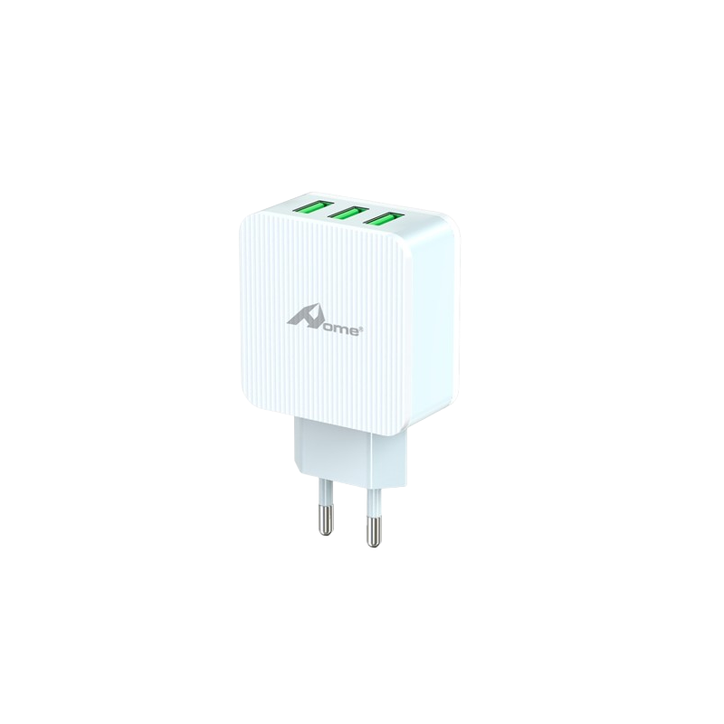 ADAPTADOR CABEZAL 3USB CARGA RÁPIDA 15.5W ADAPTADOR CABEZAL 3USB CARGA RÁPIDA 15.5W