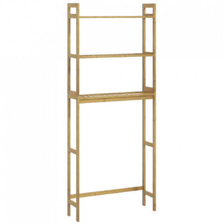 MUEBLE DE BAÑO SOBRE INODORO BAMBÚ 3 ESTANTES