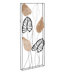 DECORACIÓN DE PARED - ROSA METAL