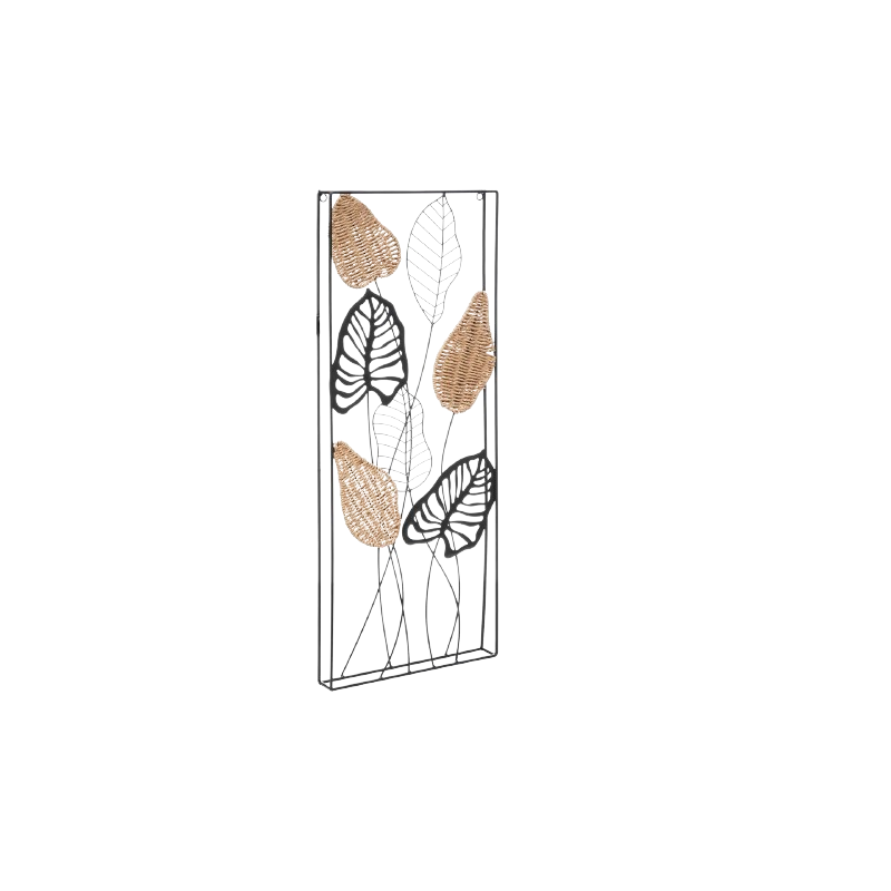 DECORACIÓN DE PARED - ROSA METAL