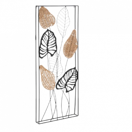 DECORACIÓN DE PARED - ROSA METAL