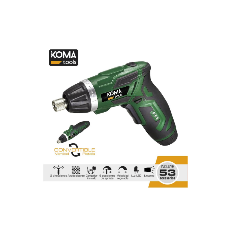 ATORNILLADORA REVERSIBLE KOMA TOOLS 08723