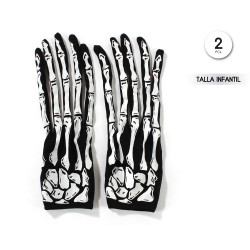 GUANTES ESQUELETO INFANTIL 32211