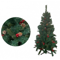 PINO NAVIDAD VERDE BICOLOR 120CM