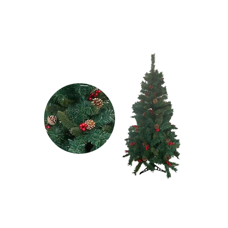 PINO NAVIDAD VERDE BICOLOR 120CM
