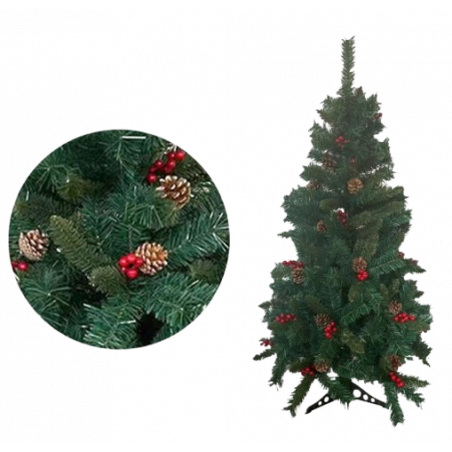 PINO NAVIDAD VERDE BICOLOR 120CM