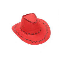 GORRO DE SHERIFF EN ROJO